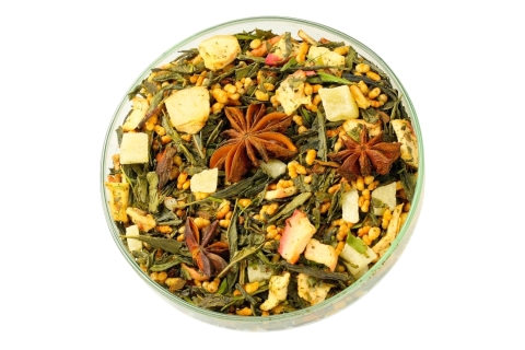 Herbata Zielona GENMAICHA ZIMOWY SEN Prezent Na Mikołajki i Święta